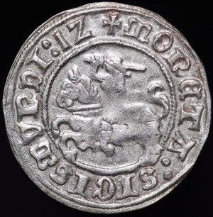 Sigismund I the Old, Half-penny 1512, Vilnius - oblique colon