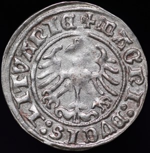 Sigismund I the Old, Half-penny 1512, Vilnius - oblique colon