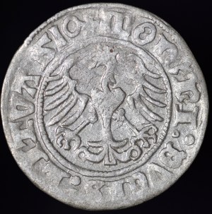 Sigismund I the Old, Half-penny 1510, Vilnius - destrukt