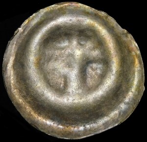 Quartering, Brakteat - Eagle/Griffin head left - rare