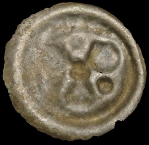 The district breakup, Brakteat - A flower with three petals