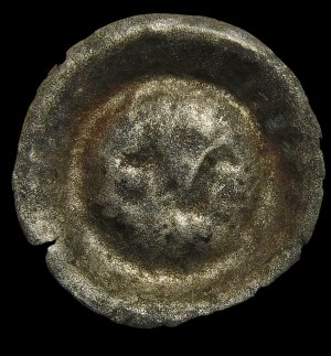 Quarter breakup, Brakteat - Griffin stepping to the left