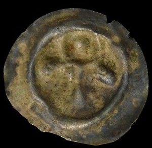 Quarter breakup, Brakteat - Head of an ox