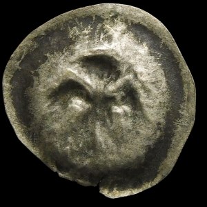 Quarter breakup, Brakteat - Eagle in front