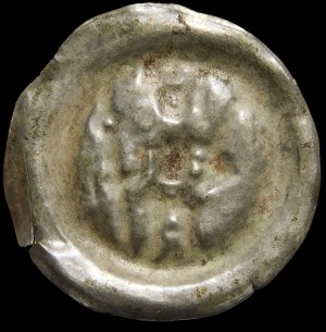 The Partition, Brakteat - Prince with sword and spear