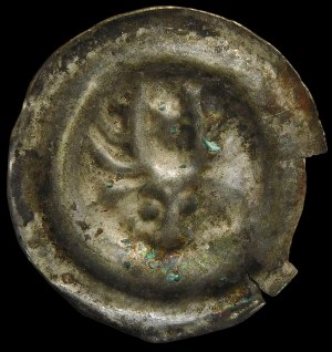 Quarter breakup, Brakteat - Head of a deer