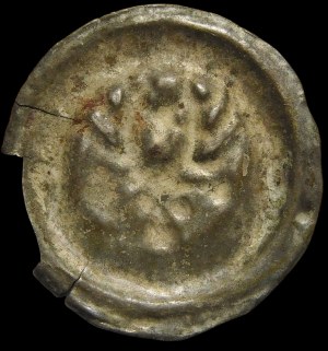 Quarter breakup, Brakteat - Head of a deer
