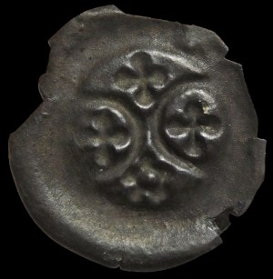 The district breakup, Brakteat - Crosses and rosette