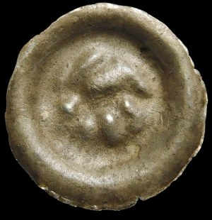 Quarter breakup, Brakteat - Deer walking to the right