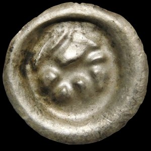 Quarter breakup, Brakteat - Deer walking to the right