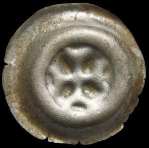 Quarter breakup, Cistercian Abbey, Brakteat - Greek Cross