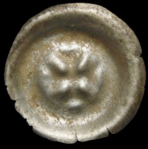 Quarter breakup, Cistercian Abbey, Brakteat - Greek Cross