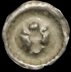 District breakup, Brakteat - Head of aurochs - beautiful
