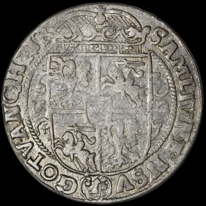 Sigismund III Vasa, Ort 1622, Bydgoszcz - Saxon in oval shield - rarer