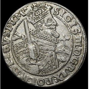 Zygmunt III Waza, Ort 1622, Bydgoszcz - PR M - przebitka - rzadki i b. ładny