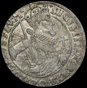 Sigismund III Vasa, Ort 1624, Bydgoszcz - PRV M - Sas in oval shield - rarer