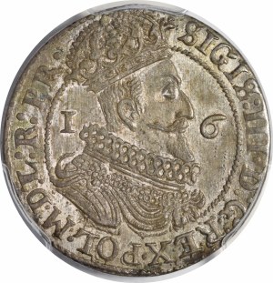 Sigismund III Vasa, Ort 1624/3, Gdansk - pierced date, PR - beautiful