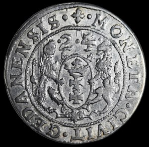 Sigismund III Vasa, Ort 1624/3, Gdansk - pierced date, PR - variant