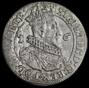 Sigismund III Vasa, Ort 1624/3, Gdansk - pierced date, PR - variant