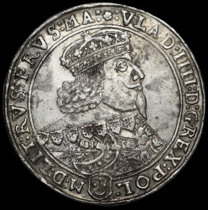 Ladislaus IV Vasa, 1641 GG thaler, Bydgoszcz - rare and very nice