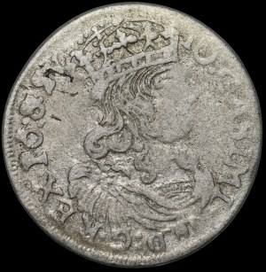 John II Casimir, Sixteen 1661 AT, Cracow - Type I bust - rare