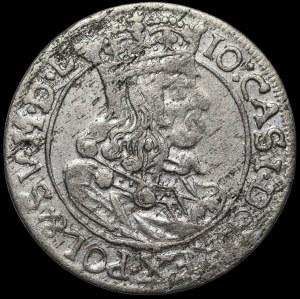 John II Casimir, Sixpence 1663 AT, Krakow - rarer