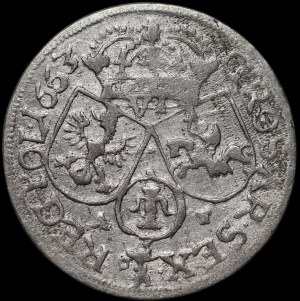John II Casimir, Sixpence 1663 AT, Krakow - rarer