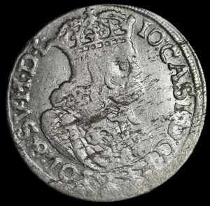 John II Casimir, Sixpence 1663 AT, Cracow - very rare