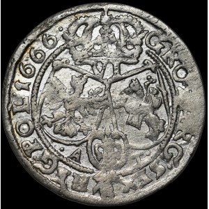 Jan II Kazimierz, Szóstak 1666 AT, Bydgoszcz
