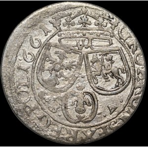 Jan II Kazimierz, Szóstak 1661 GBA, Lwów - b. rzadki