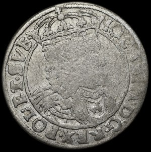 John II Casimir, Sixpence 1662 AT, Lviv - without the Slepowron coat of arms - very rare