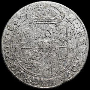 Jan II Kazimierz, Ort 1668 TLB, Bydgoszcz - kwiat - rzadki