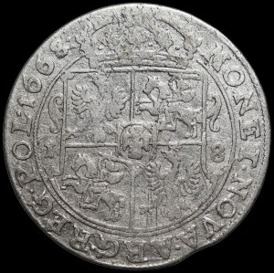 John II Casimir, Ort 1668 TLB, Bydgoszcz - flower - rare