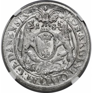 Jan II Kazimierz, Ort 1662, Gdańsk - Lewart w tarczy - piękny