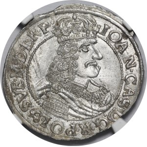 Jan II Kazimierz, Ort 1663 HD-L, Toruń - b. rzadki i b. piękny