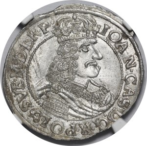 John II Casimir, Ort 1663 HD-L, Torun - b. rare and b. beautiful