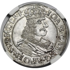 Jan II Kazimierz, Ort 1663 HD-L, Toruń - b. rzadki i b. piękny