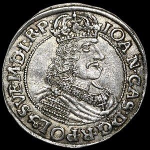 John II Casimir, Ort 1663 HD-L, Torun - rare