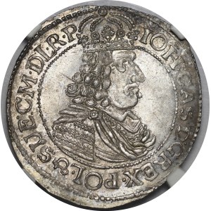 Jan II Kazimír, Ort 1664 HD-L, Toruň - vzácný