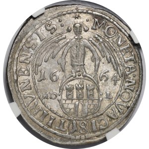 Jan II Kazimír, Ort 1664 HD-L, Toruň - vzácný