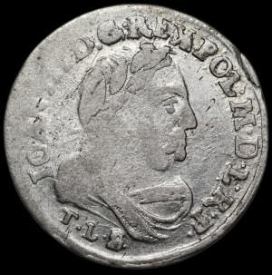 John III Sobieski, Sixpence 1681 TLB, Bydgoszcz - rare