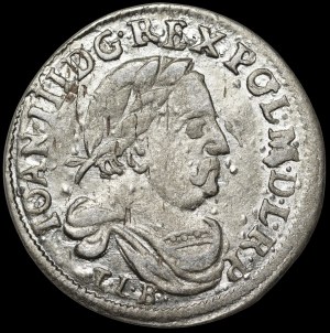 John III Sobieski, Sixpence 1682 TLB, Bydgoszcz - b. nice