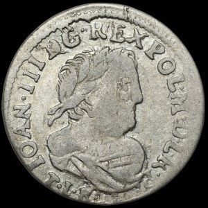 John III Sobieski, Sixpence 1682 TLB, Bydgoszcz - rarer