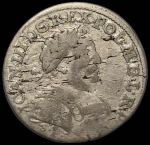 John III Sobieski, Sixpence 1684 SP, Bydgoszcz - rare