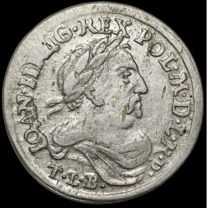 Jan III Sobieski, Szóstak 1680 TLB, Kraków - rzadki