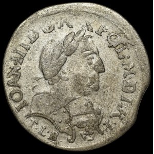 Jan III Sobieski, Szóstak 1681 TLB/C, Kraków - rzadszy