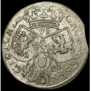 Jan III Sobieski, Szóstak 1681 TLB/C, Kraków - rzadszy