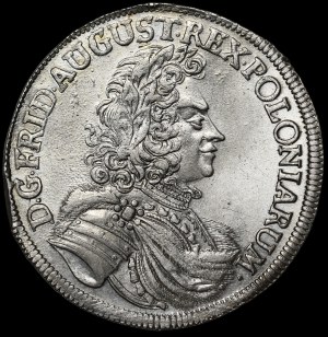 August II the Strong, 2/3 thaler 1702 EPH, Leipzig - rare