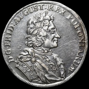 August II the Strong, 2/3 thaler 1706 ILH, Dresden - rare