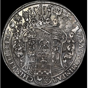 August II Mocny jako Fryderyk August, Talar 1697 IK, Drezno - piękna